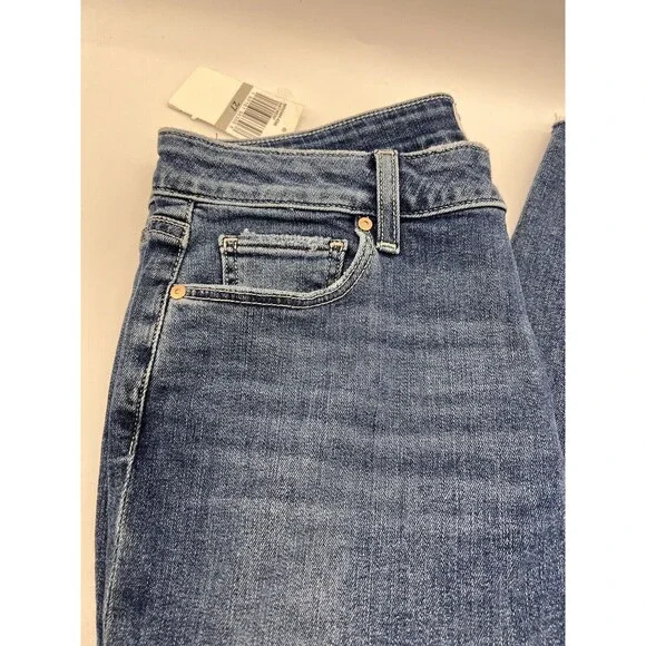 Paige Bridgette Jeans Women’s Sz 27 In Antwerp Cropped Raw Hem Made In USA Boho